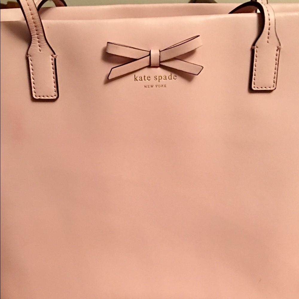 Kate Spade large all leather purse soft pink