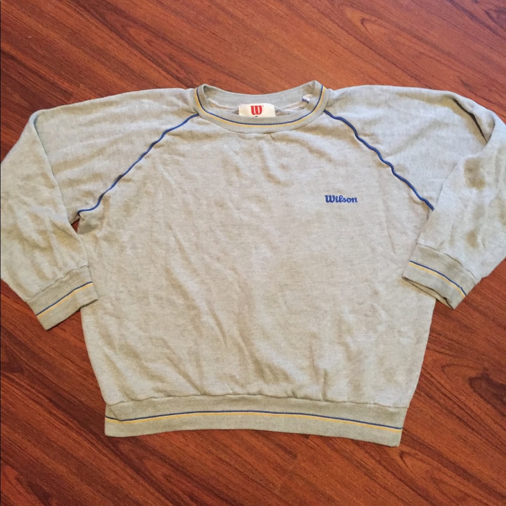 80s Vintage Athletic Wilsons Crewneck Sweatshirt