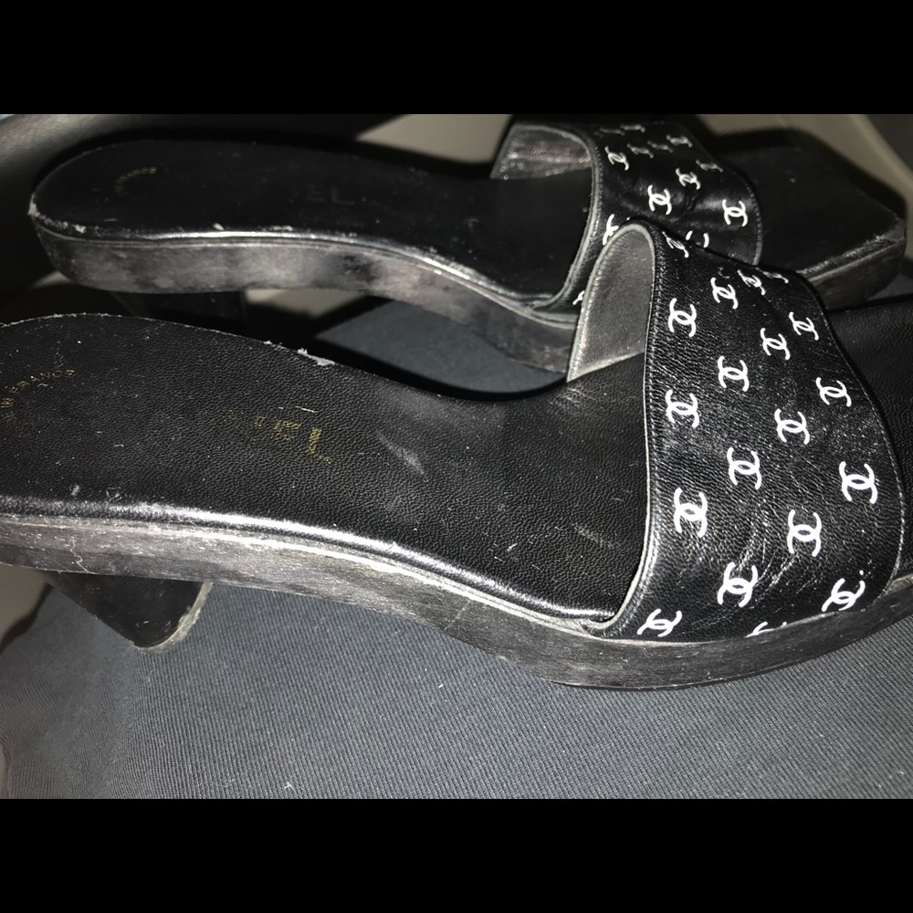 Women’s Chanel slide on mule/clog shoes