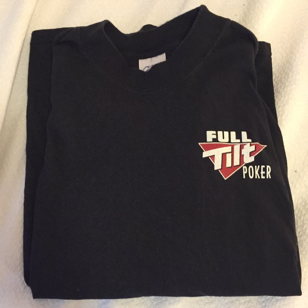 🦋full tilt poker long sleeve T