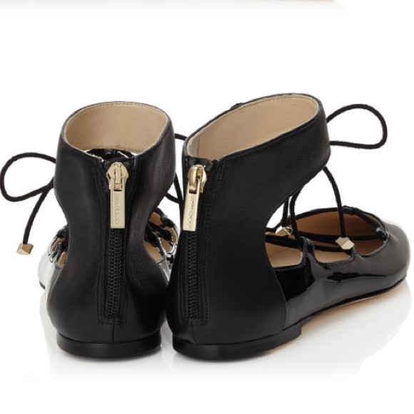 JIMMY CHOO Ankle Strap Ballet Flats - Picture 4 of 8