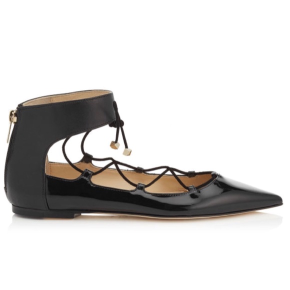 JIMMY CHOO Ankle Strap Ballet Flats - Picture 5 of 8