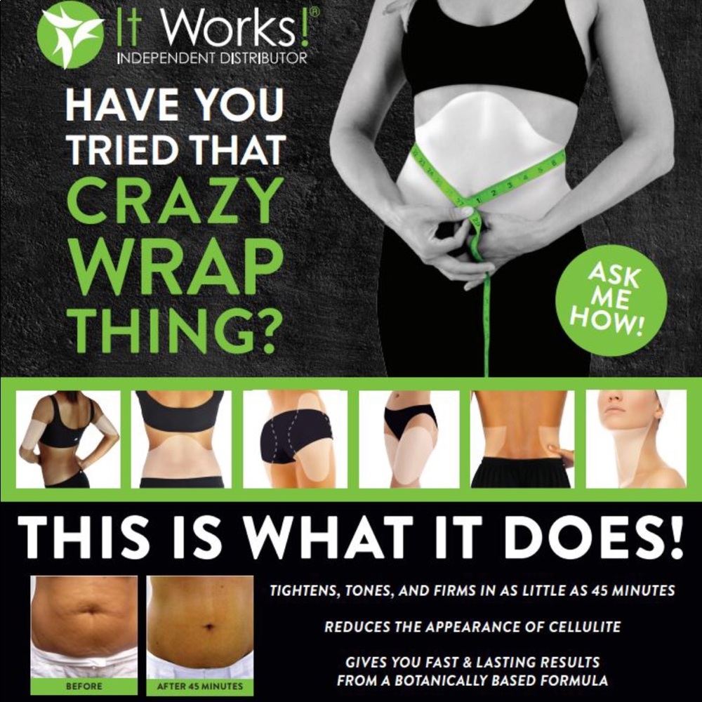 🆕 It Works Body Wraps