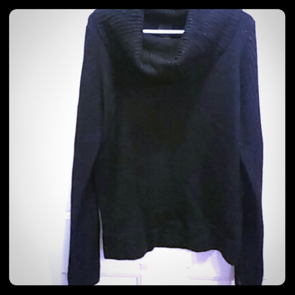 Large black sweater