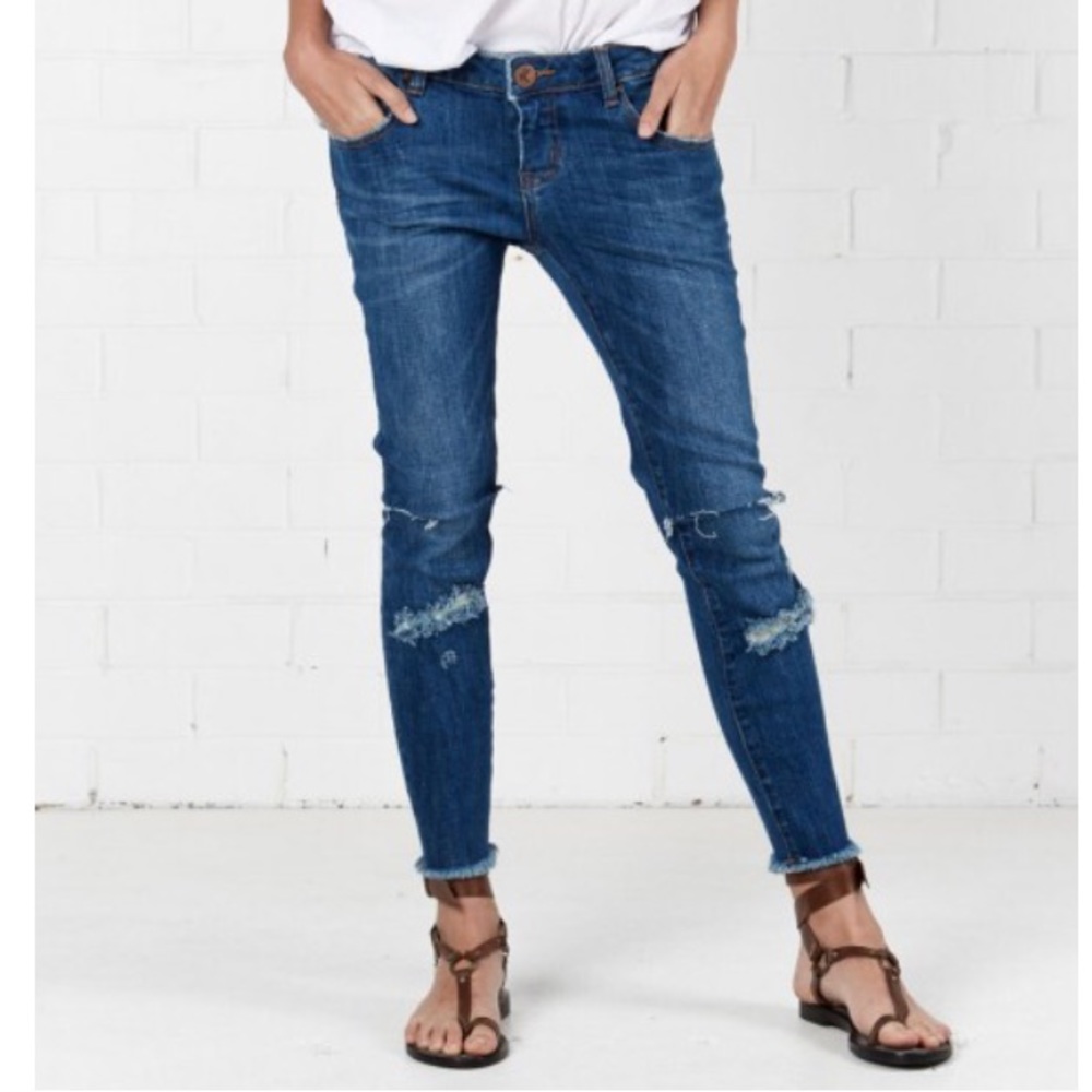 ONE X ONE TEASPOON || Low Waist Skinny Jean