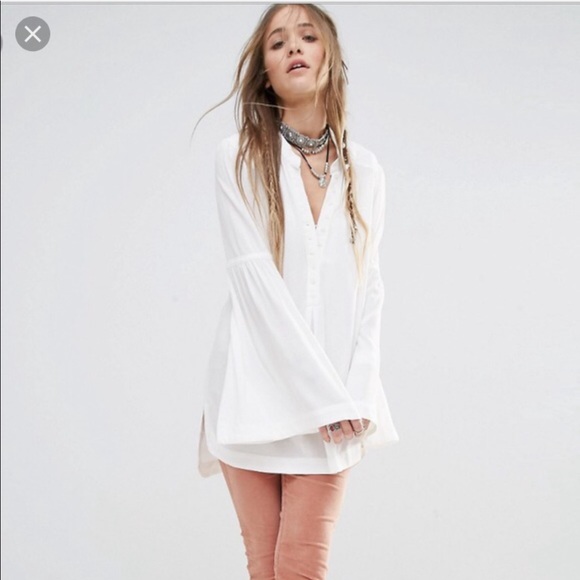 Free people bell sleeve top - Picture 4 of 8
