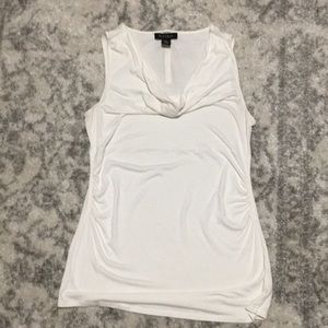 WHBM cream top. Sz M