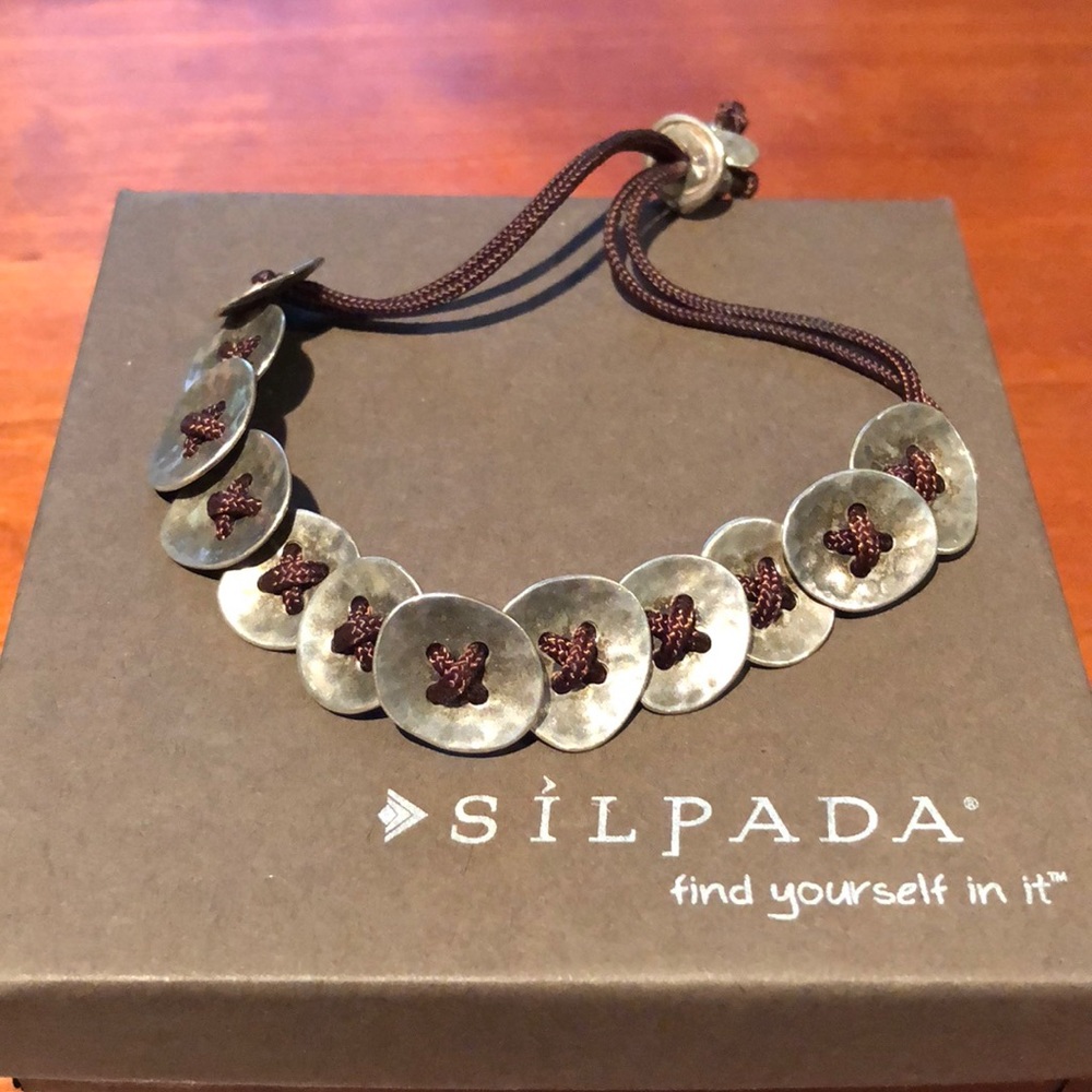 Silpada Button Up Bracelet