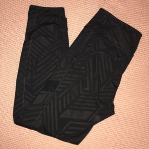 mid-rise mesh panel leggings - Old Navy Active