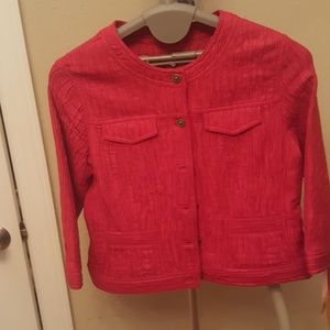 Ruby Road red jacket blazer sz 12 NWT
