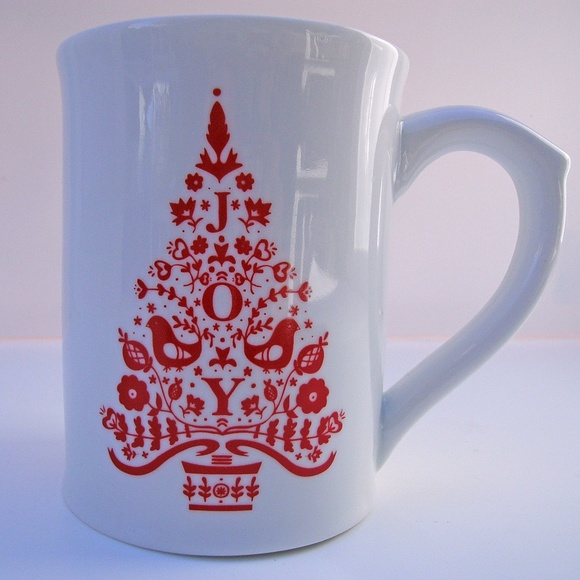Williams Sonoma JOY Christmas Tree Mug Coffee Cup - Picture 3 of 5