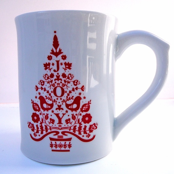Williams Sonoma JOY Christmas Tree Mug Coffee Cup - Picture 2 of 5