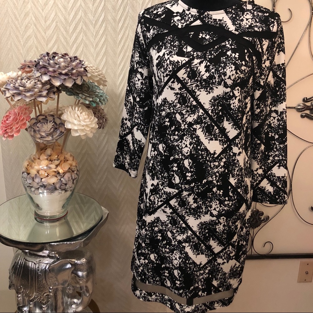 NWOT Sleek and Sexy Party Dress with Mesh Cutouts