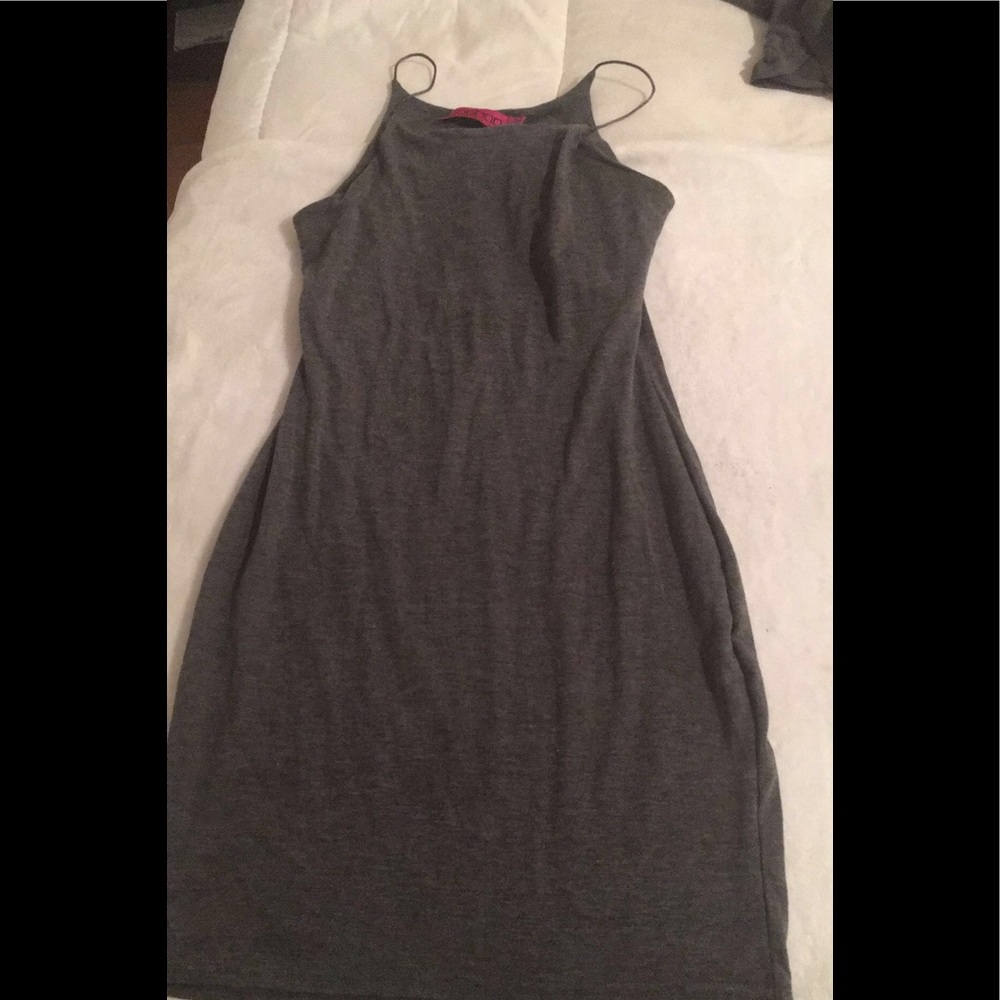 Grey boohoo dress