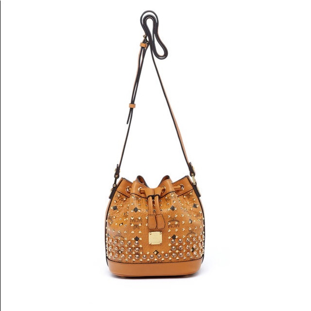 MCM drawstring tote