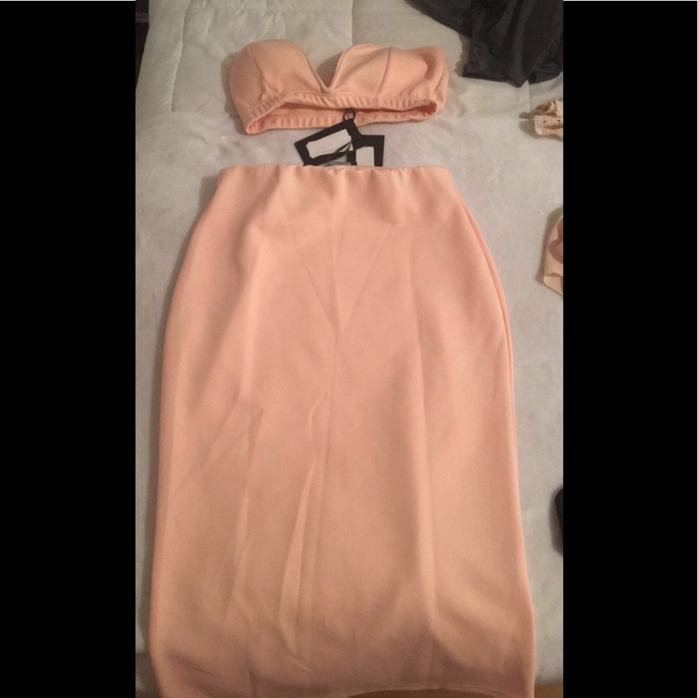 Nude two piece night out