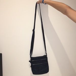 Kipling metallic blue purse