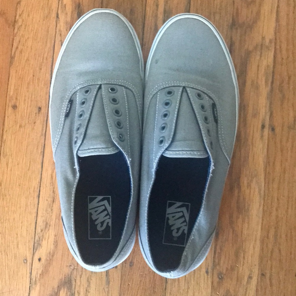 Grey Slip On Vans