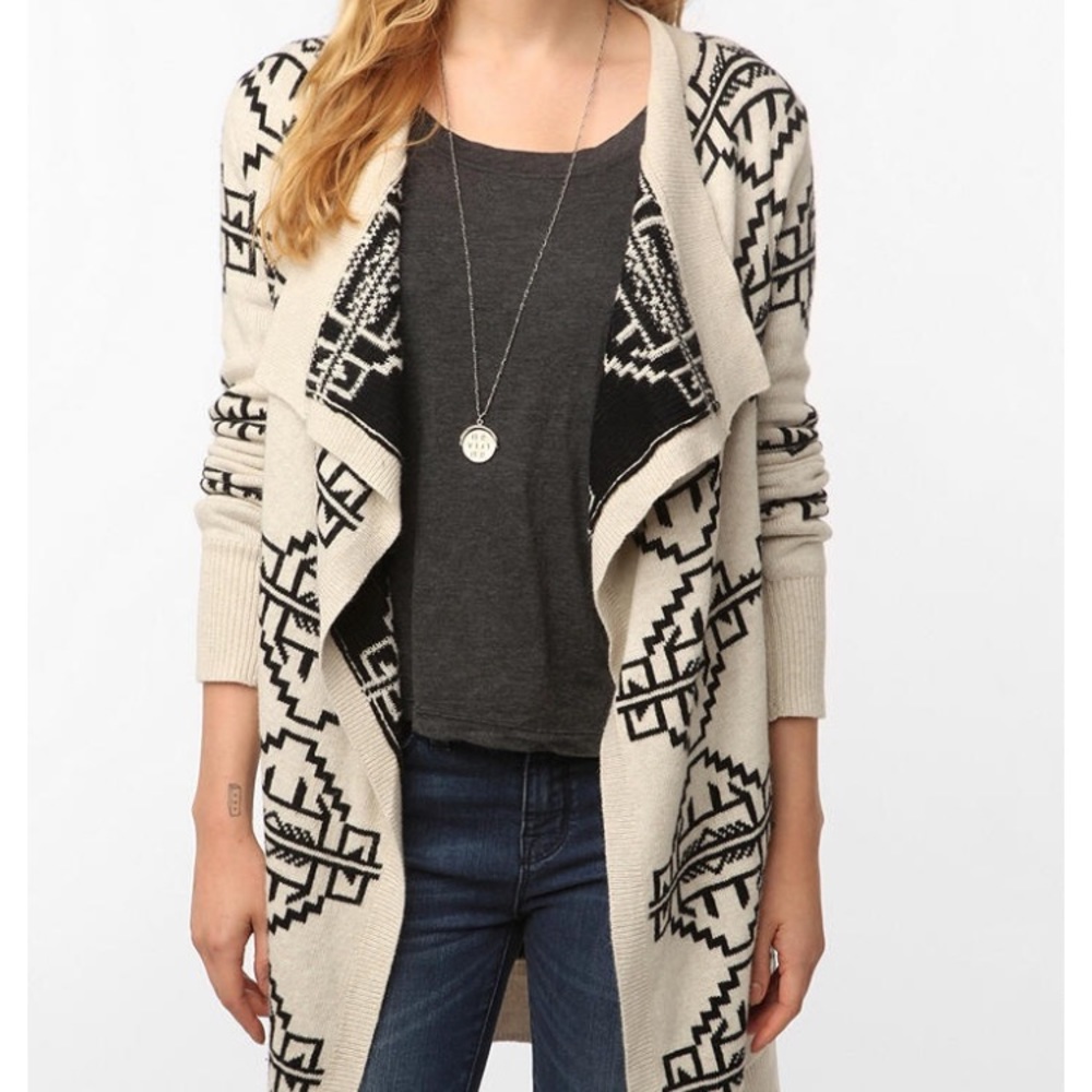 Staring At Stars Long Open Cardigan