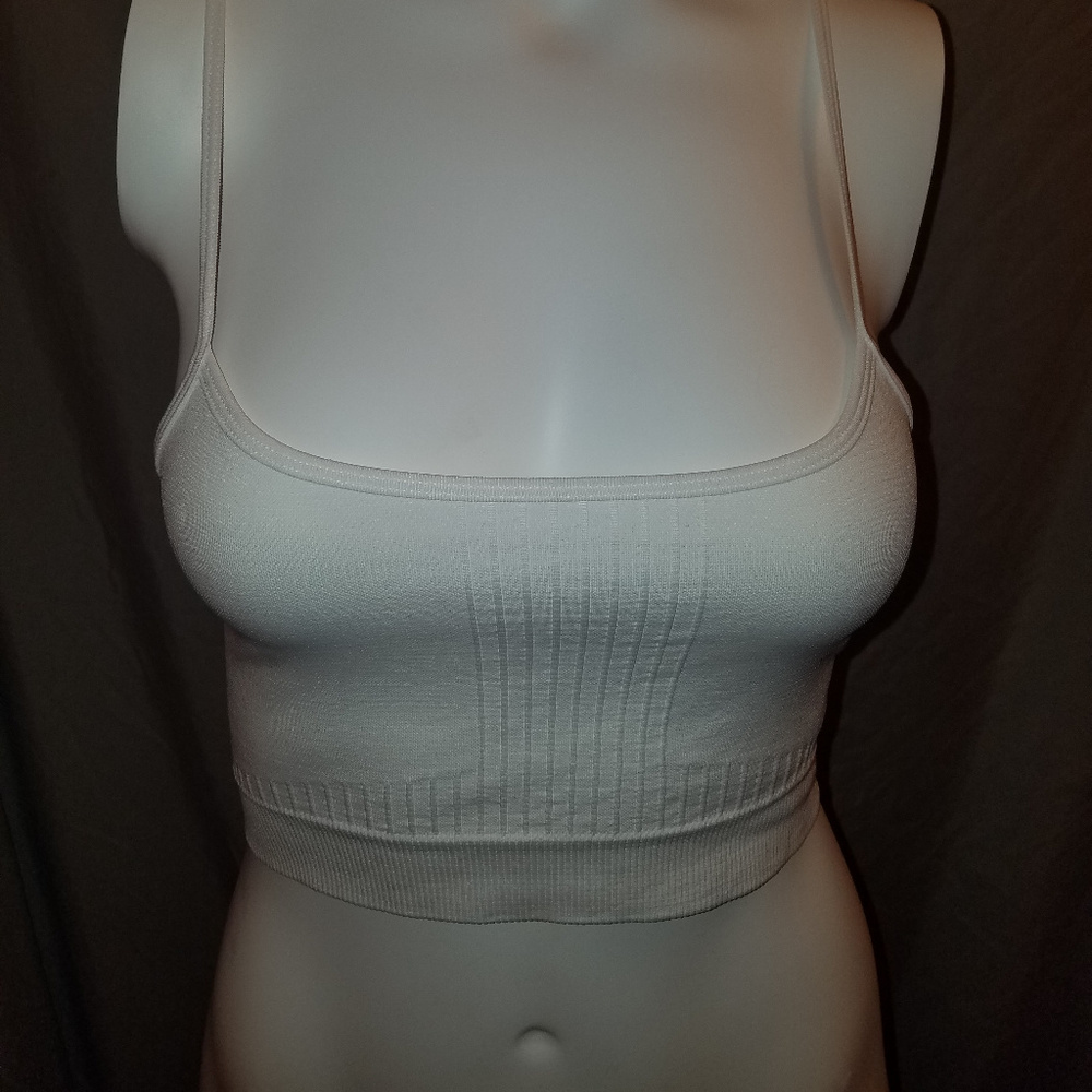 Trendy Trends USA White Bralette Top NWOT
