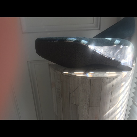 Nine West blue wedges. - Picture 2 of 6