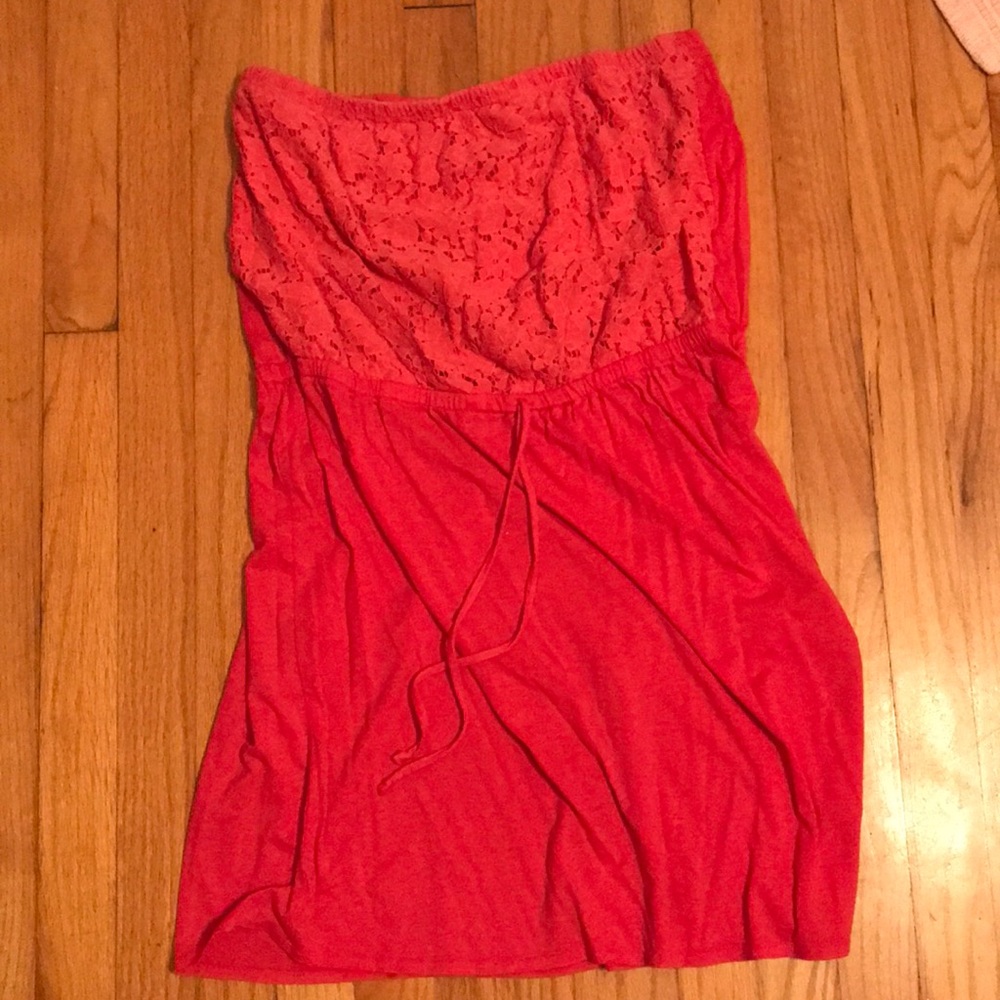 Strapless dress