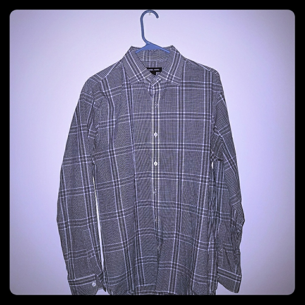 Michael Kors Plaid Button Up