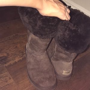 Chocolate UGG boots