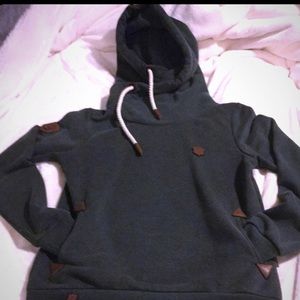 Naketano cowl neck large green