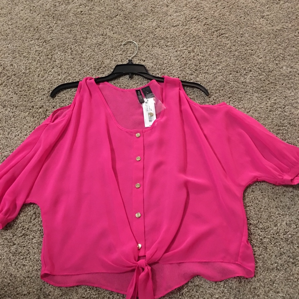 Pink blouse