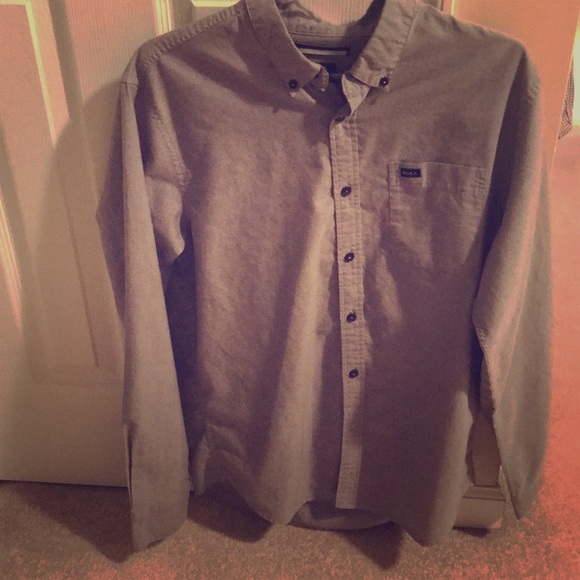 RVCA casual button down shirt - Picture 1 of 3
