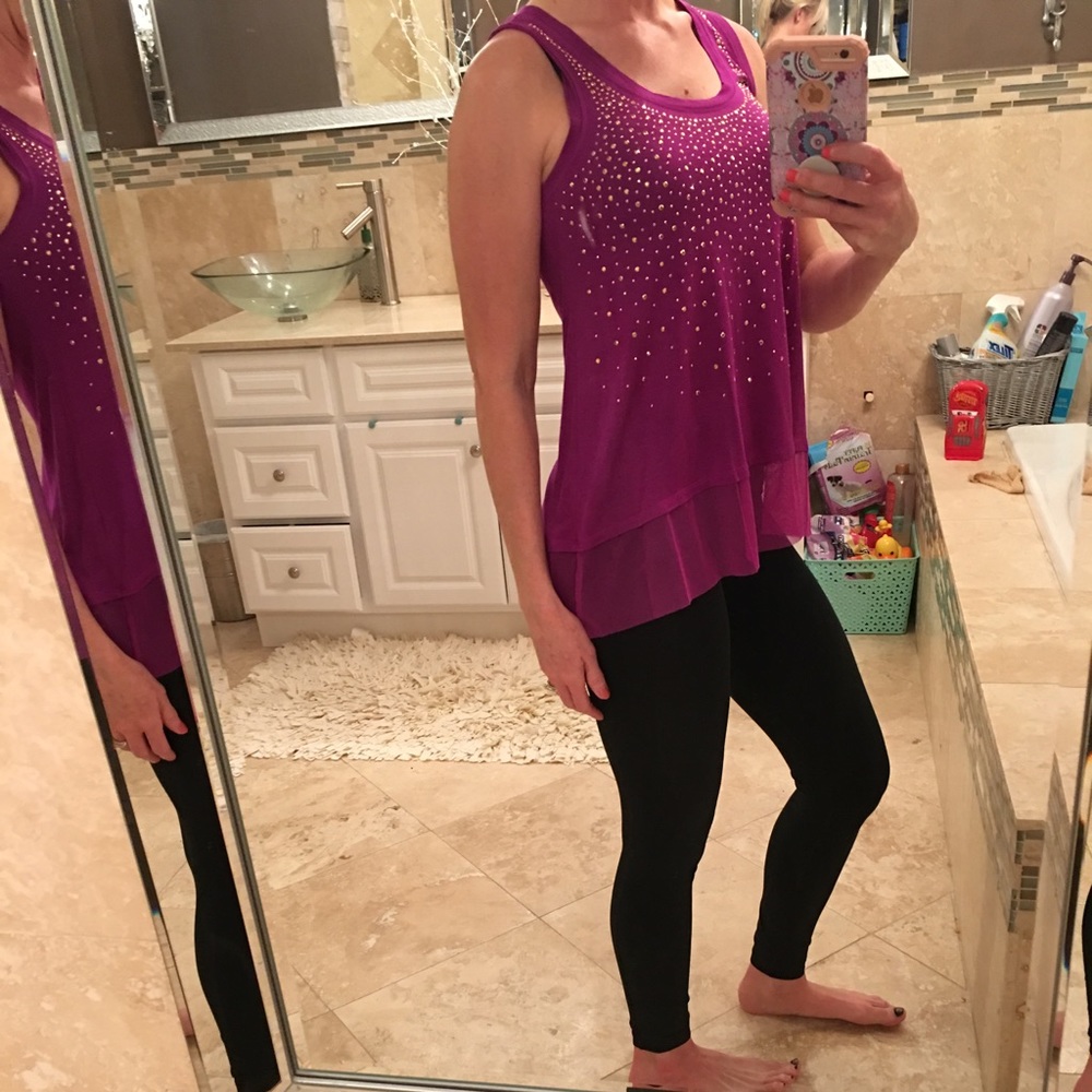 Purple tank