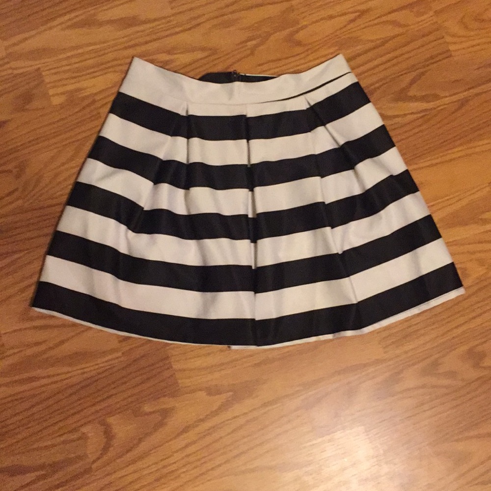 Black and White Striped Skirt! Perfect for NYE!