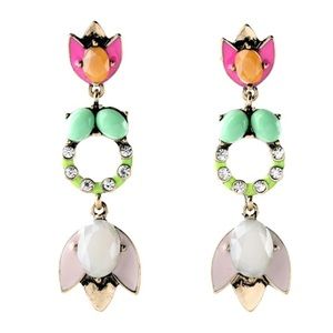 🌸3/$20 Multi color drop earrings