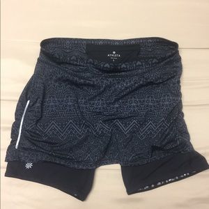 Athleta shorts skirt size L