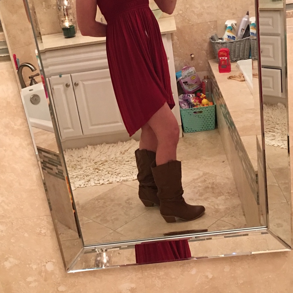 Brown boots