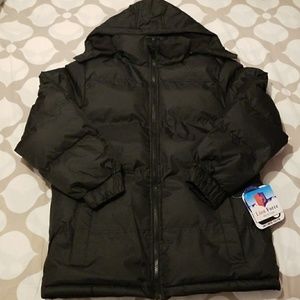 Lion force puffer jacket boys nwt
