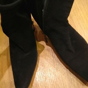 Black Prada Ankle Boots. 9.5
