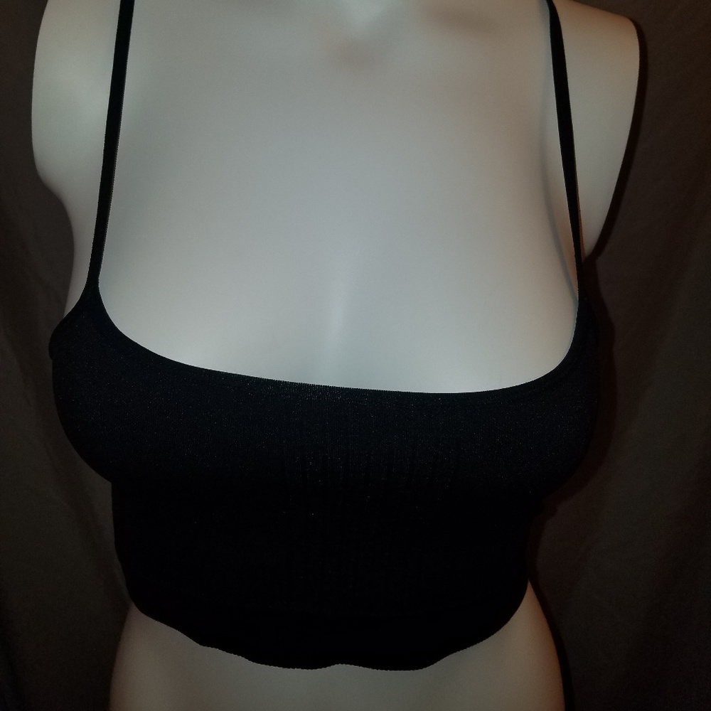 Trendy Trends USA Black Bralette Top NWOT