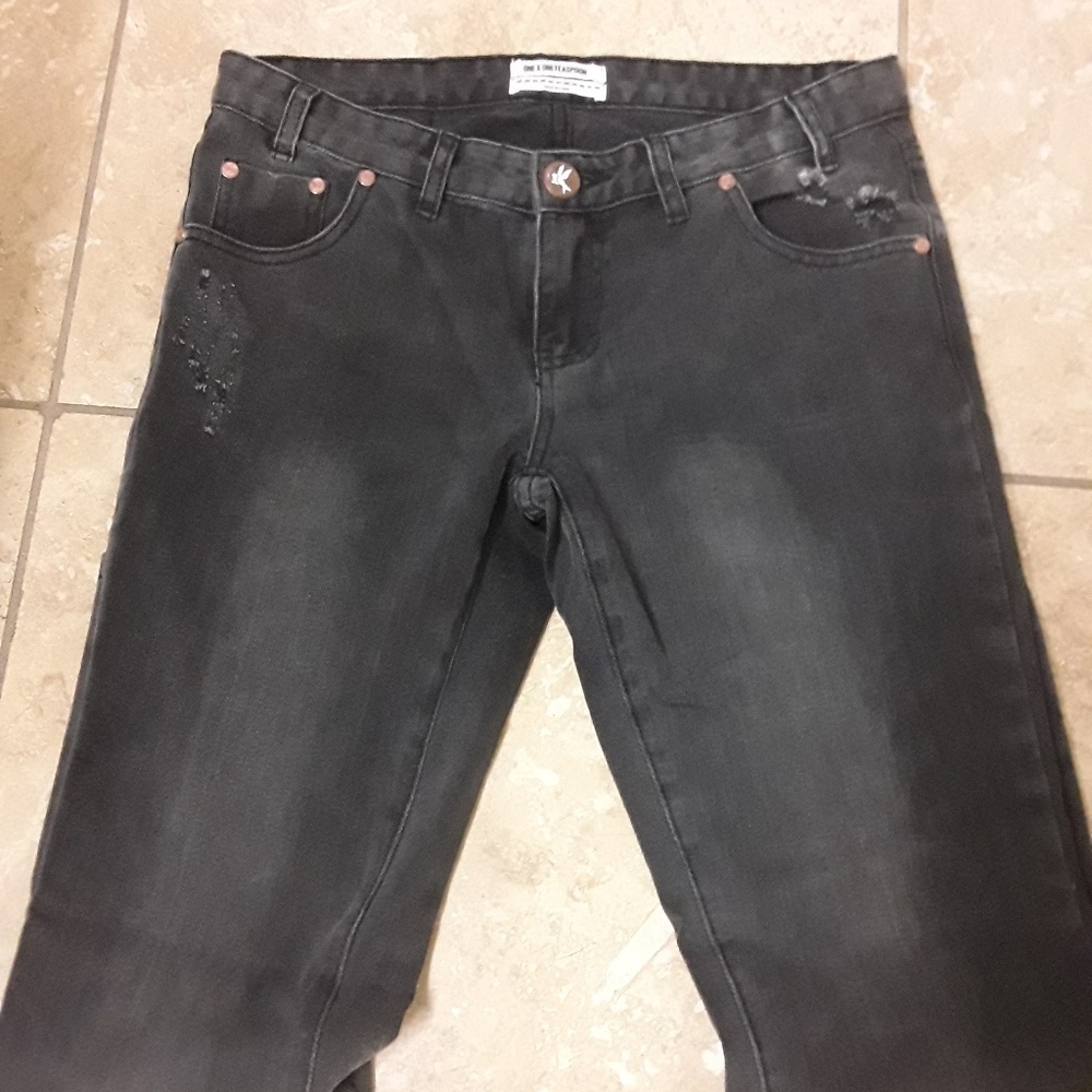 One Teaspoon Faded /distressed Jeans
