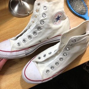 White HighTop Converse