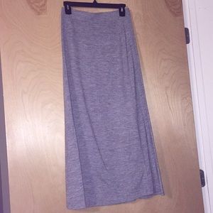 Gray cotton maxi skirt!