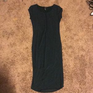 Dark green never worn long short sleeve dress