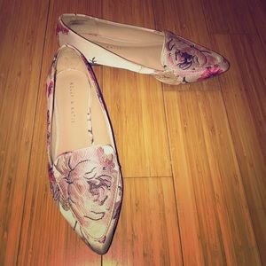 Kelly and Katie Flats with flowers