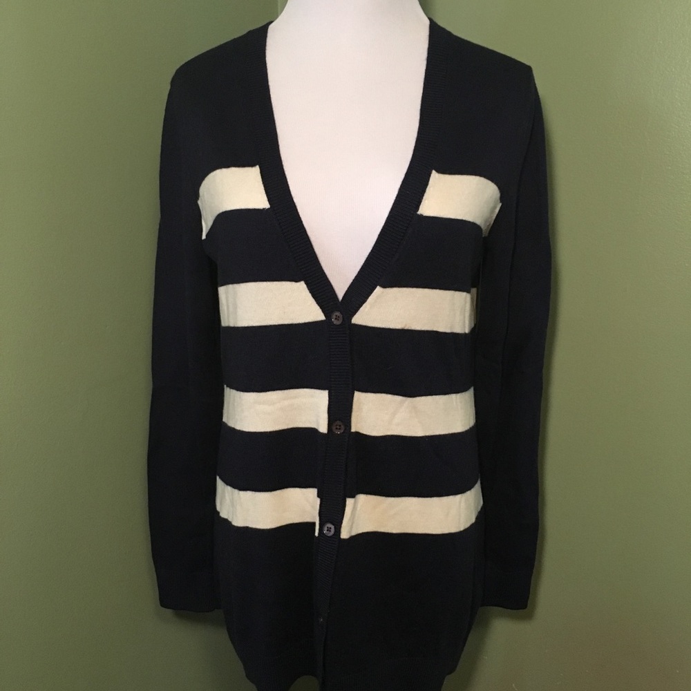 GAP Striped Cardigan