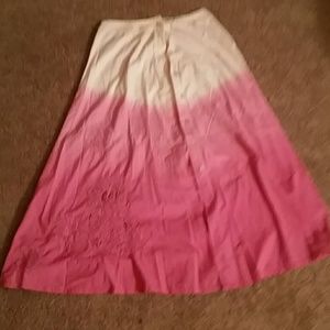 Size 8 ombre long skirt
