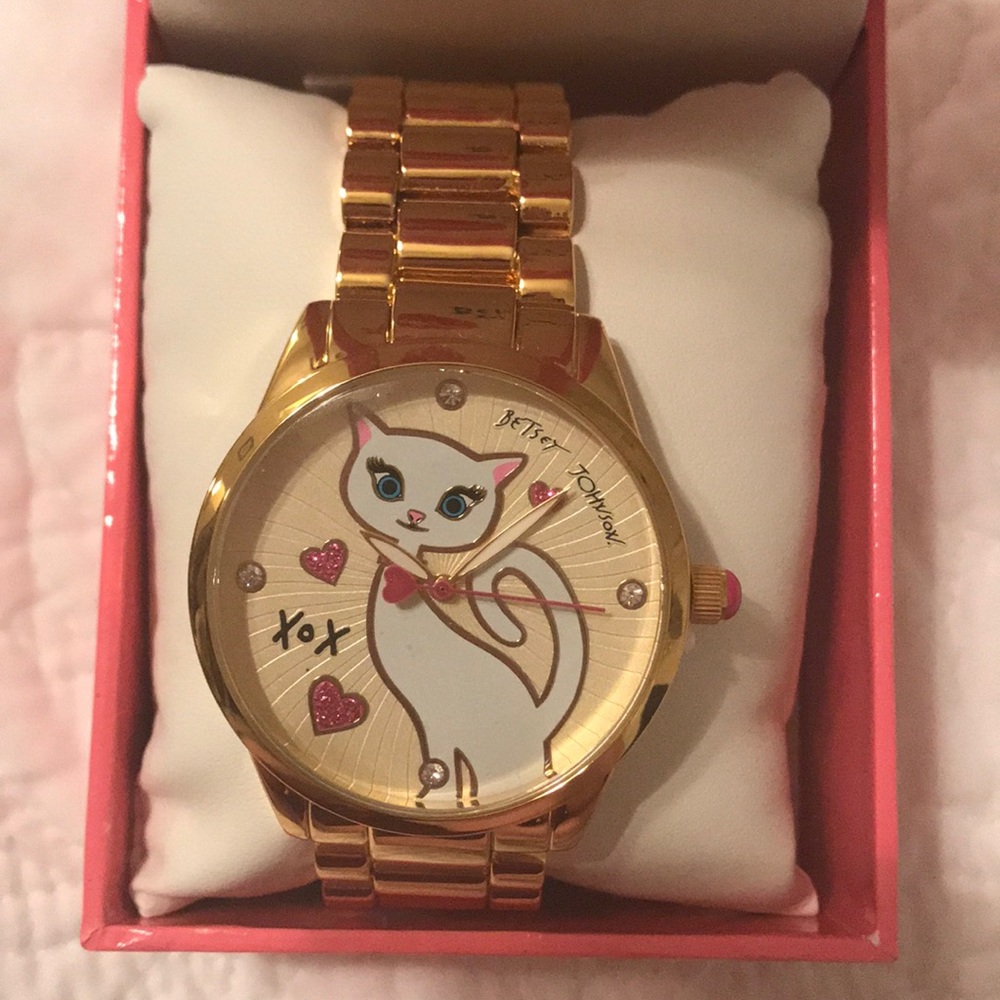 Betsey Johnson Cat Watch