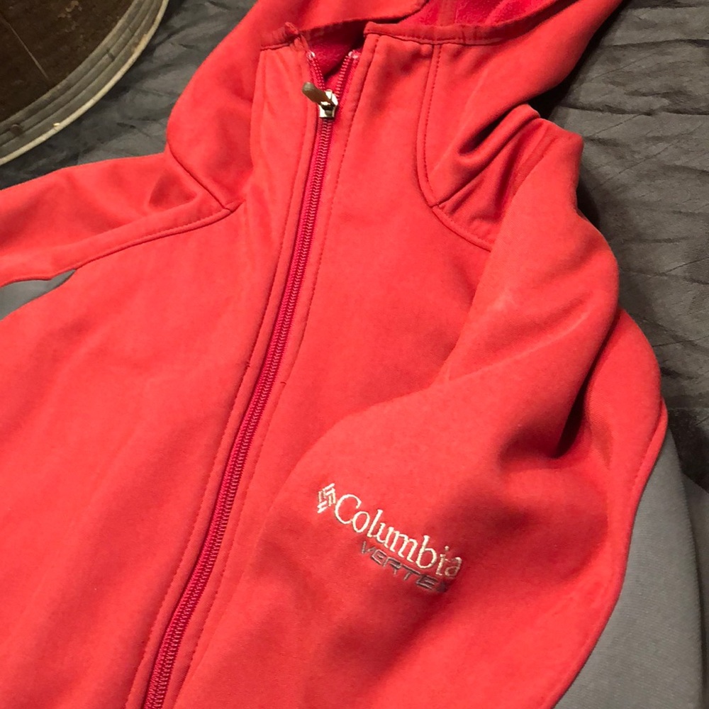 COLUMBIA | WOMENS VERTEX COLORBLOCK ZIP UP HOODED LIGHTWEIGHT JACKET SZ L