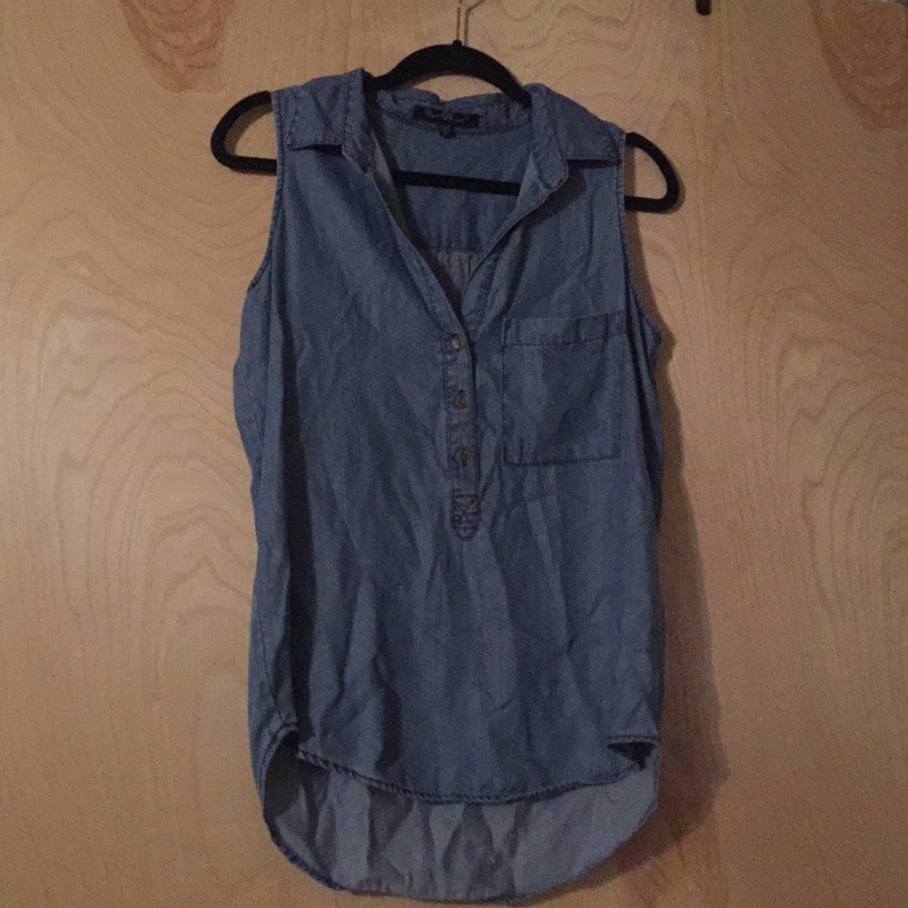 Jean sleeveless tank