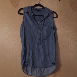 Jean sleeveless tank